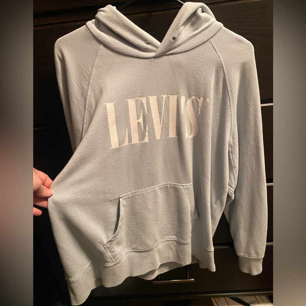 Light blue Levi’s hoodie